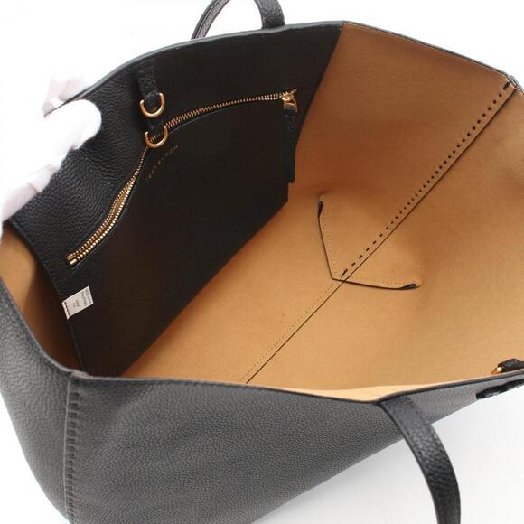 TORY BURCH Black Leather Tote Bag - Picture 4 of 5